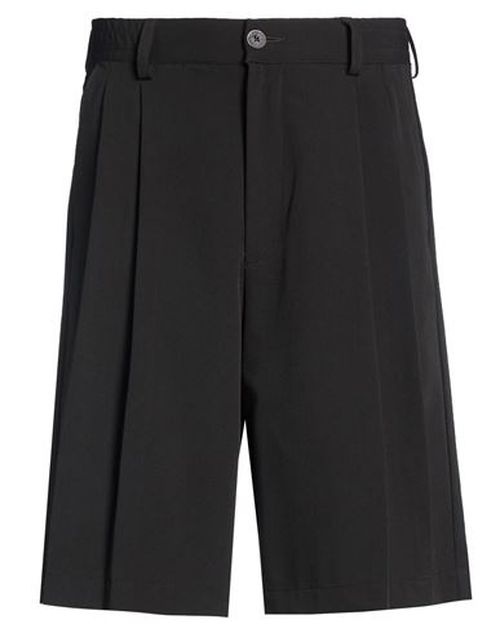 Man Shorts & Bermuda Shorts Black Size XS Polyester, Viscose, Elastane