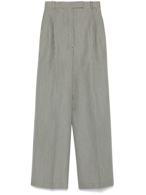 Checked trousers - Black