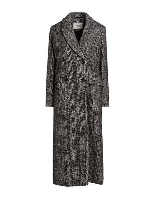 Paltò Woman Coat Black Size 6 Wool, Acrylic, Polyester, Polyamide