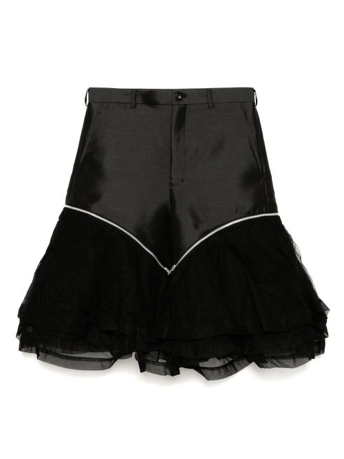 Comme des Garçons Homme Plus panelled shorts - Black