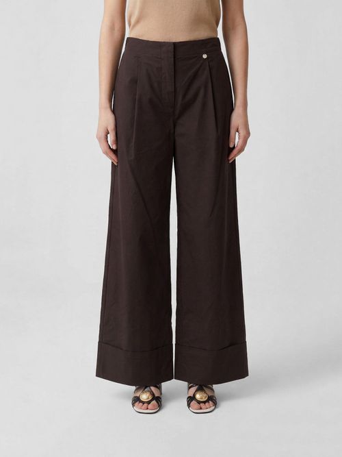 Pants Woman color Brown