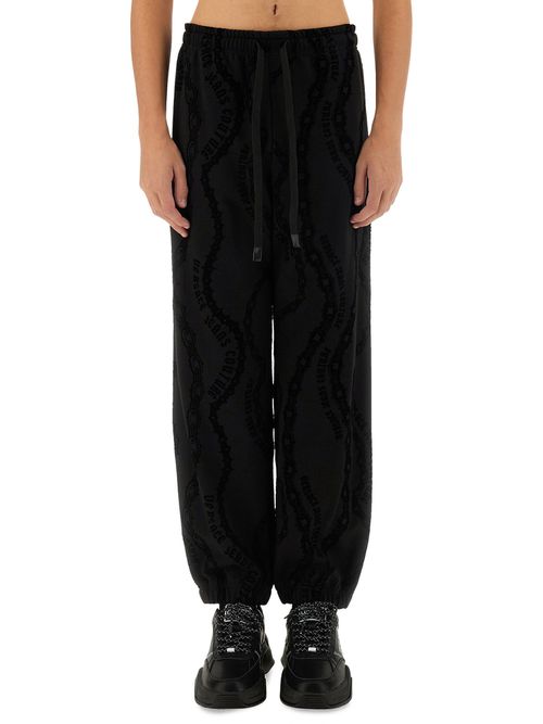 All over "chain" jogging pants