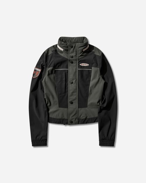 Women s Stretch Jacket Dark Green / Black