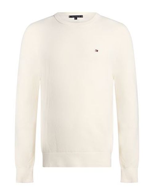 Man Sweater Ivory Size S Cotton