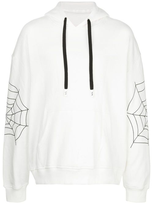 Sugar drop shoulder hoodie - White