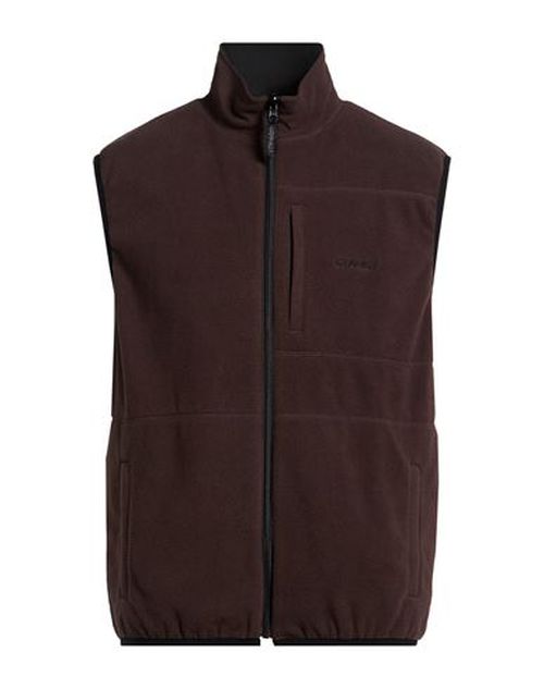 Man Vest Brown Size S Polyester, Nylon, Polyurethane