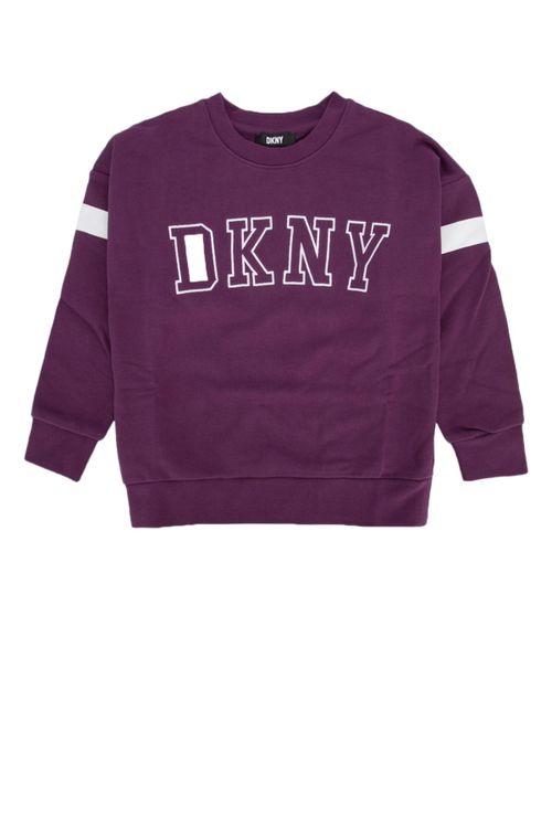 Logo-Embroidered Sweatshirt — Purple