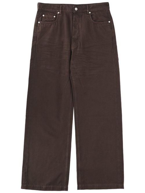 Brown Mid Rise Jeans