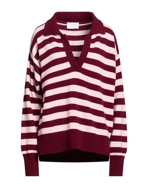 Collezione N_01 Woman Sweater Garnet Size M Merino Wool, Cashmere