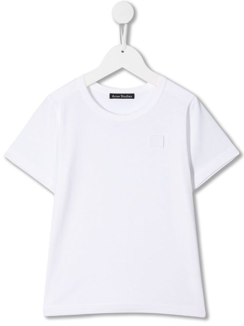 Face patch T-shirt - White