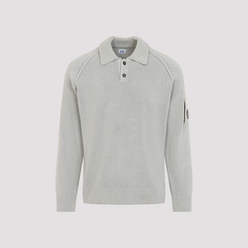 Chenille Polo Neck Sweater for Men