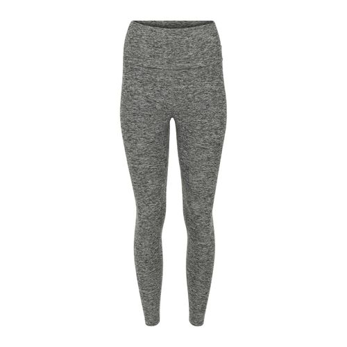 Women's Ballet Fold Over Leggings In Heather Grey