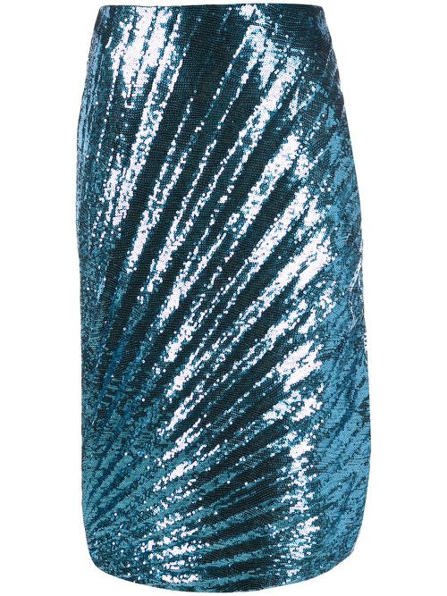 Sequin skirt - Blue