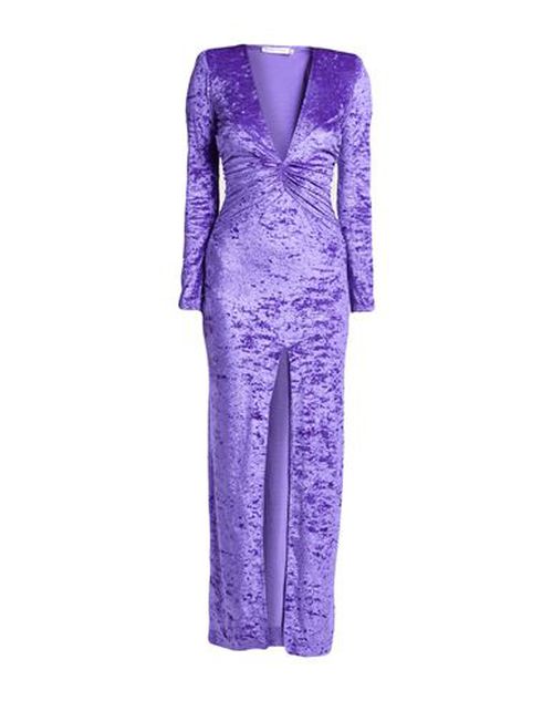 Woman Maxi dress Purple Size 10 Polyamide, Elastane