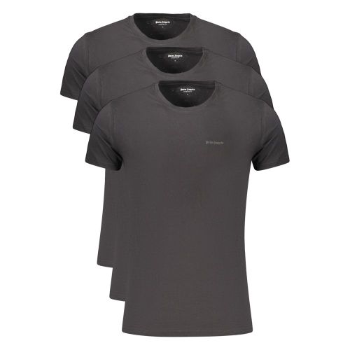 Cotton Crew Neck T-Shirt — Black