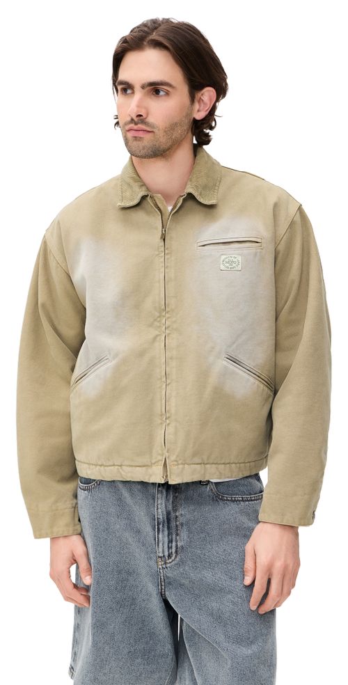Utility Canvas Jacket Tan