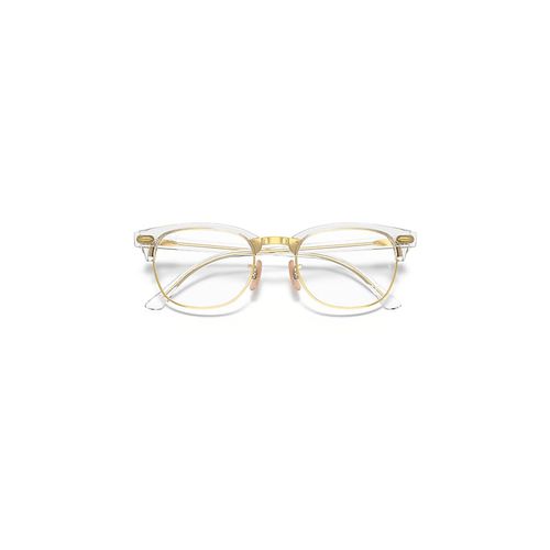 Ray-Ban Clubmaster Optics Eyeglasses Transparent Frame Clear Lenses 49-21