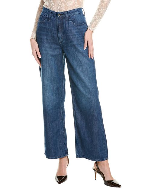 Lori Mid-Rise Dark Wash Wide Leg Jean