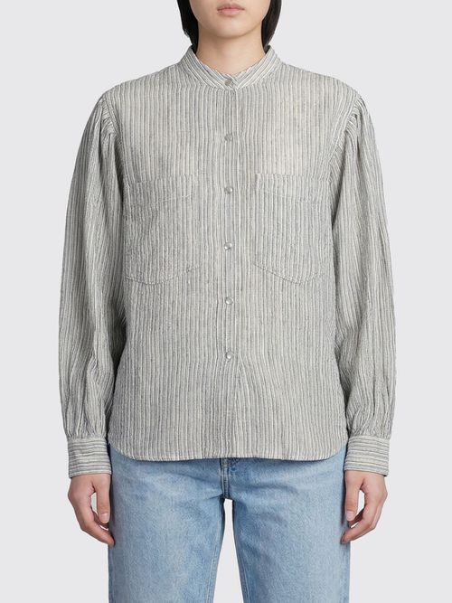 Shirt Woman color Gnawed Blue