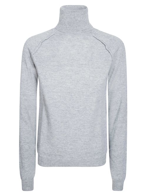 Women's Slim-Fit Wool Polo-Neck Sweater