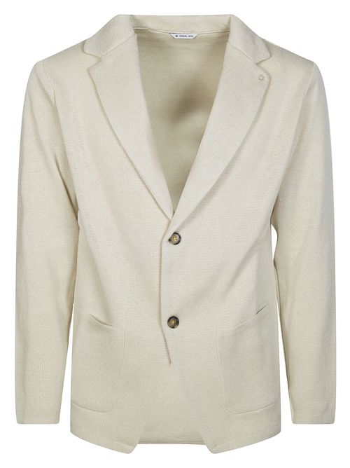 Men's Single-Breasted Mini Jacket Sweater