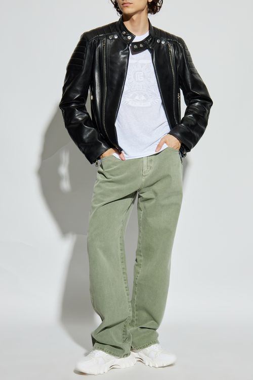Straight-leg Jeans, Men's, Green