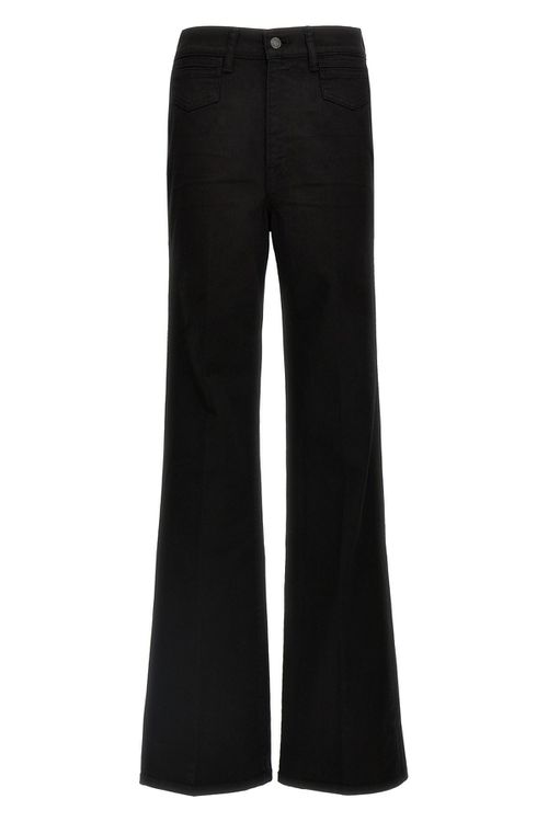 'Stretch Twill Denim Wide Flare' Jeans