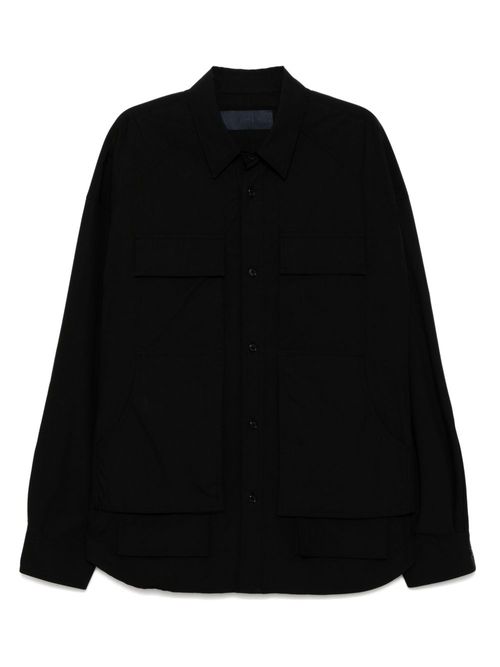 Juun.J pocket-work shirt - Black