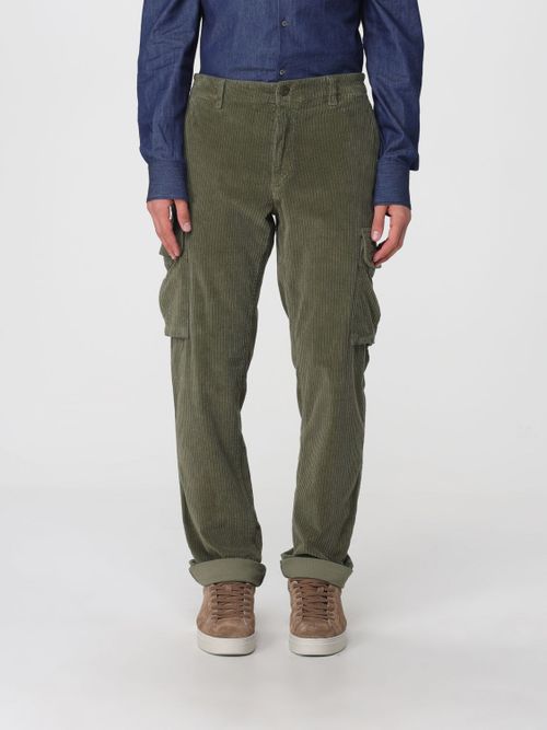 Pants Men color Green