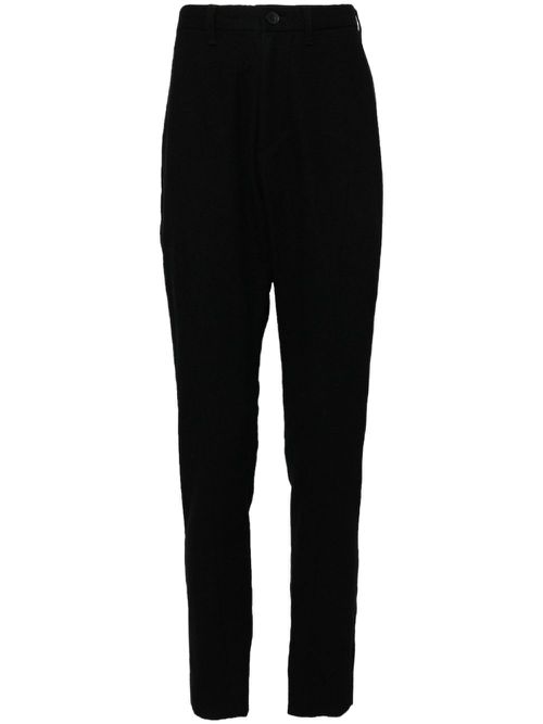 Straight-leg trousers - Black