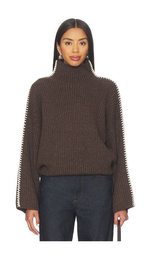 Rag & Bone Ingrid Tneck in Brown. L also in M