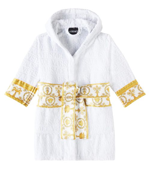 Versace Kids Baroque bathrobe