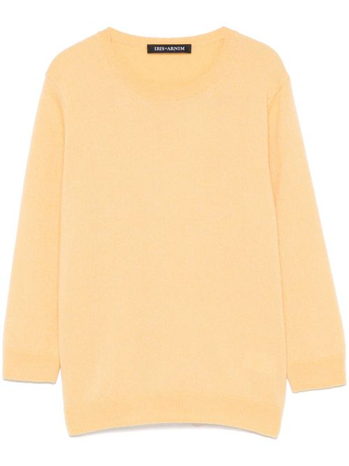 Crew-neck sweater - Yellow