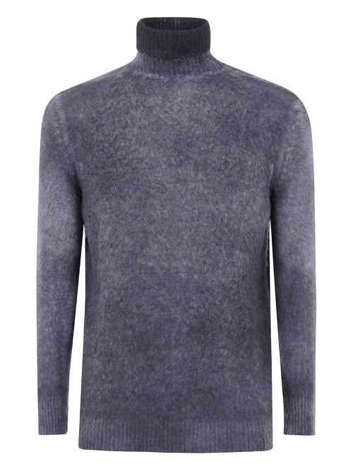 Roll-neck sweater - Blue