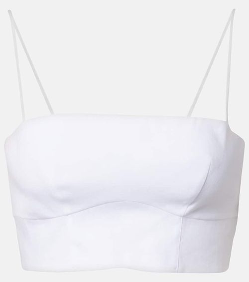 Blazie linen crop top