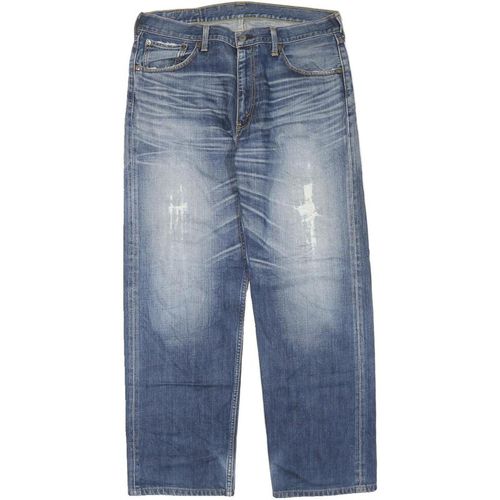 LEVI'S 703 Mens Jeans Blue Regular Straight Denim Medium W36 L32 Classic Fit