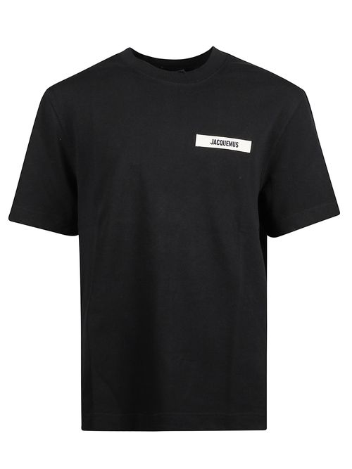 Front Logo Short Sleeve Crew Neck T-shirt