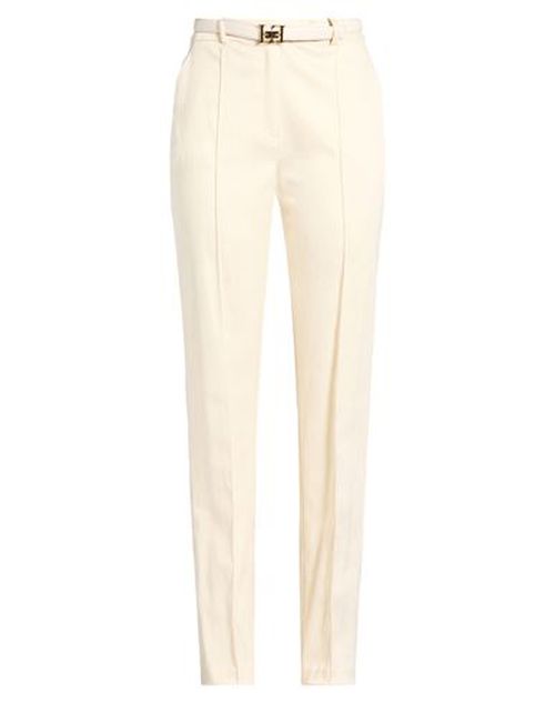 Woman Pants Ivory Size 6 Polyester, Polyamide, Elastane