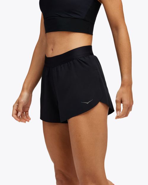 HOKA Women's Race Day Split Short in Black