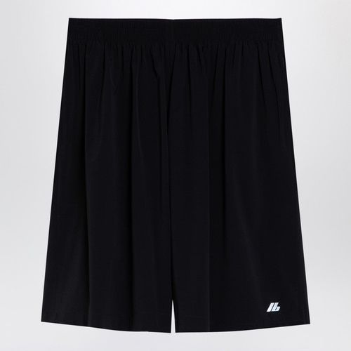 Black Nylon Short Activewear Stretch