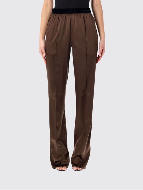 Pants Woman color Cream