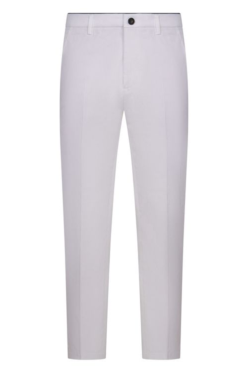 White Slim Chino Pants