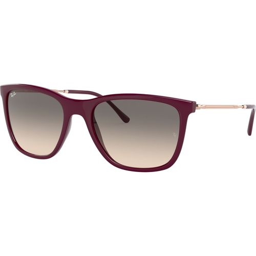 Ray - Ban Unisex Ray - Ban RB4344 653432 Sunglasses Nylon Red Grey Pillow Normal Shaded