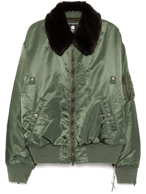 Zip-up bomber jacket - Green