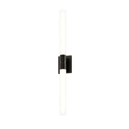 Black Brass LED Bathroom Vanity Light from the Scepter Collection