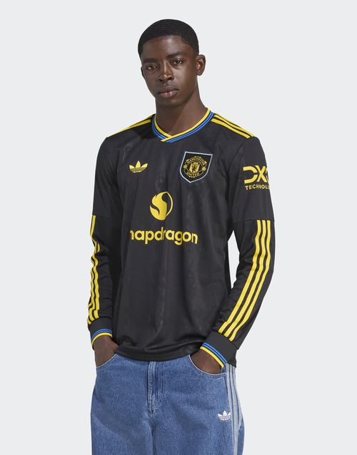 Manchester united 25/26 long sleeve third jersey in black