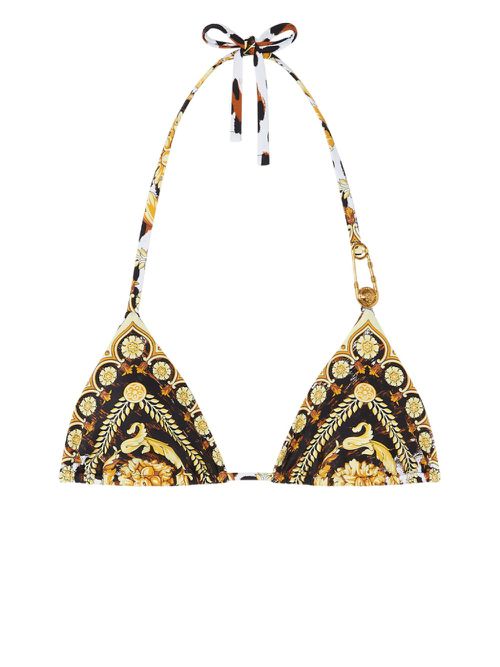 Wild Barocco bikini top - Black