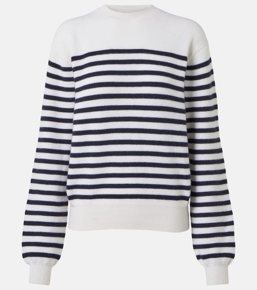 Viola striped cashmere-blend sweater