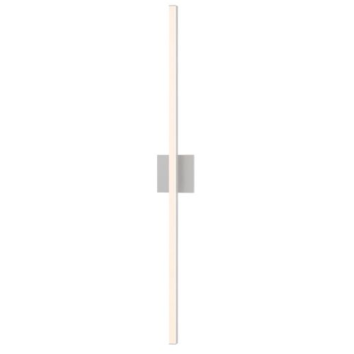 Stix LED Bathroom Vanity Light in Bright Satin Aluminu