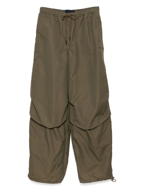 Juun.J wide-leg drawstring trousers - Neutrals
